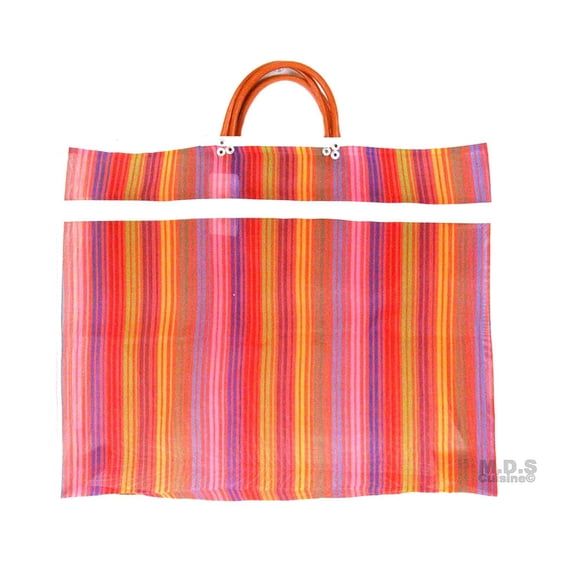 Mesh Medium Bag/ Bolsa w/ Base Asst. Colors 18" x 15" x 5"