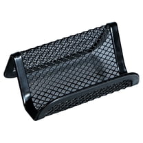 UNIVERSAL Mesh Metal Business Card Holder 50 2 1/4 x 4 cards Black 20005