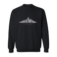 thumbnail image 1 of Mesh Mountains Wireframe Sweatshirt Men -Image by Shutterstock, Male 4X-Large, 1 of 4