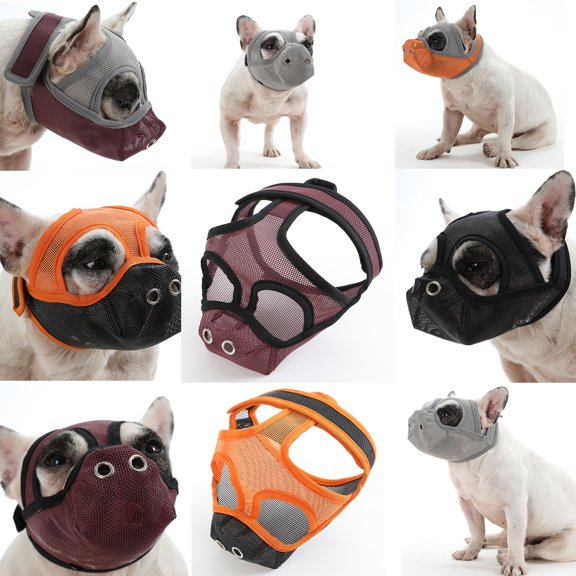 Mesh Muzzle,Breathable Mesh Snout Muzzle Air Mesh Dsfen Siuke Air Mesh Breathable Solinder Snout Medium Snout Grey Medium