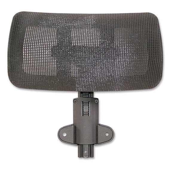 Mesh Office Chair Headrest - Black Replacement Headrest - Adjustable Height - Ergonomic Neck Support - Compatible with Hi-Back Mesh Chairs - Office & Home
