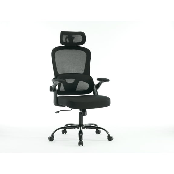 Mesh Office Chair, High Back Desk Chair with 3D Armrests, Up&Down Lumbar Support, Swivel Computer Task Chair with Adjustable 2D Headrest,