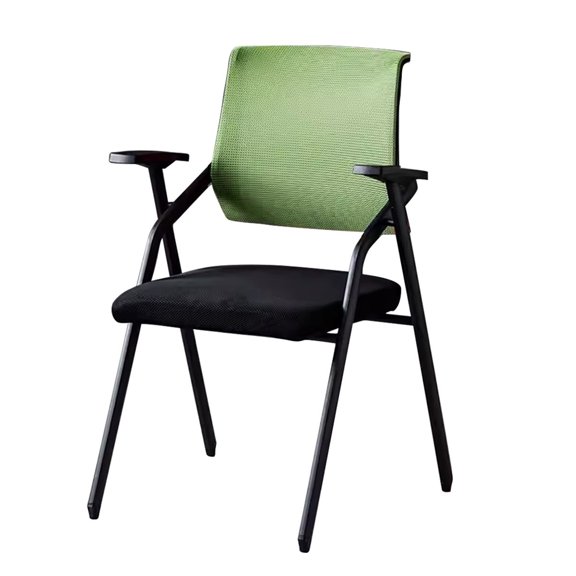 Mesh Office Chair with Lumbar Support,Stacking Waiting Room Chairs Folding Chair for Reception Lobby Side Training School,Computer Conference Room Chairs
