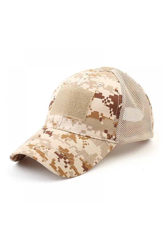 Mesh Operator Hat - Tactical Baseball Cap - Army, Military Style Ripstop Patch Hat for Men and Women