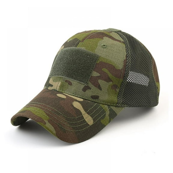 Mesh Operator Hat - Tactical Baseball Cap - Army, Military Style Ripstop Patch Hat for Men and Women