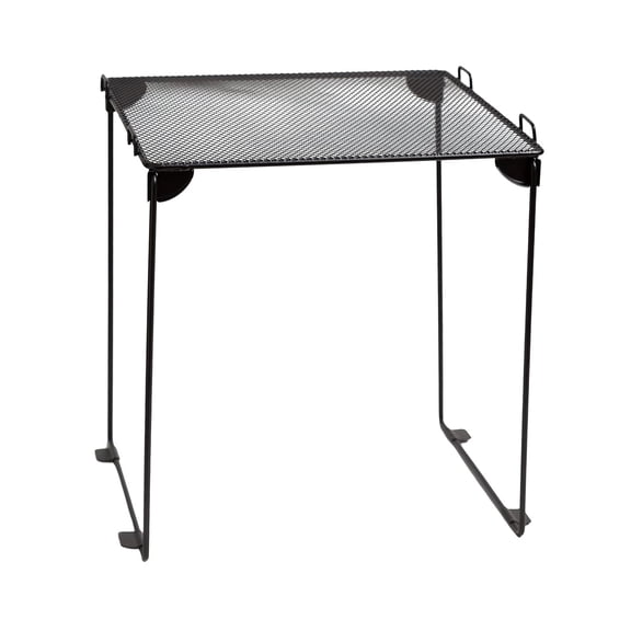 Mesh Organizer Shelf Locker Shelf Iron Foldable Stackable Space Saving for School and Gym Lockers