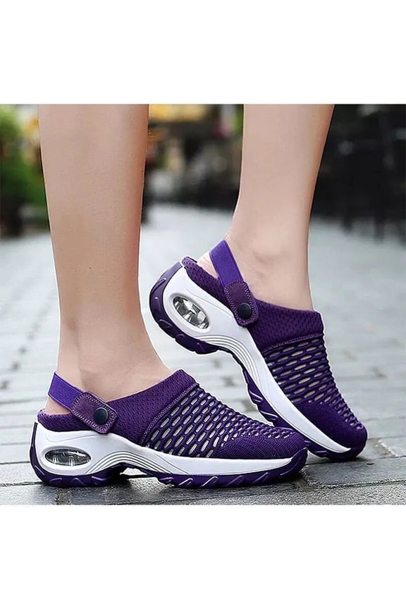 Mesh Orthopedic Clogs Arch Support Walking Shoes Breathable Outdoor Slippers