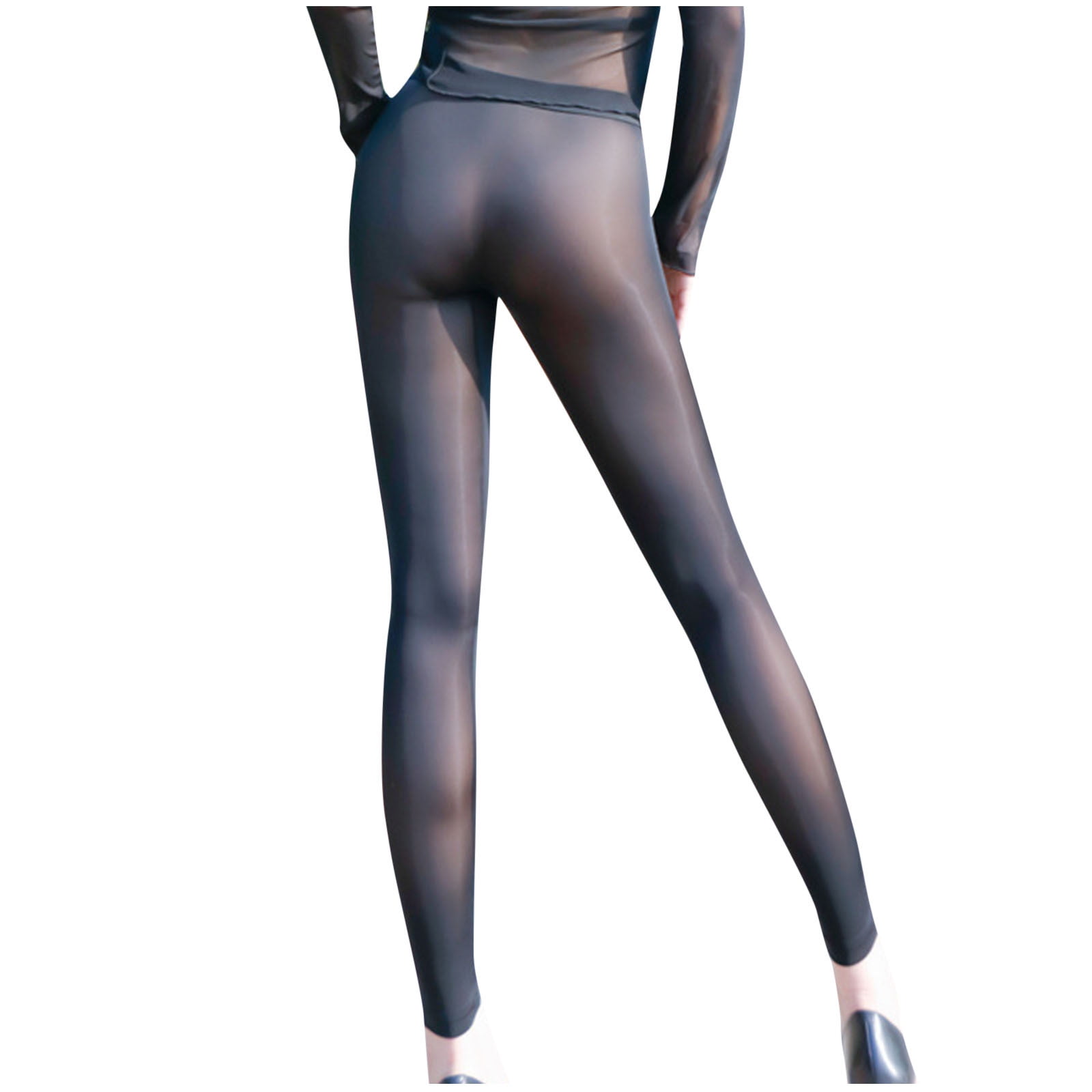 Mesh Pants for Women Sexy Sheer Mesh Leggings High Waist See