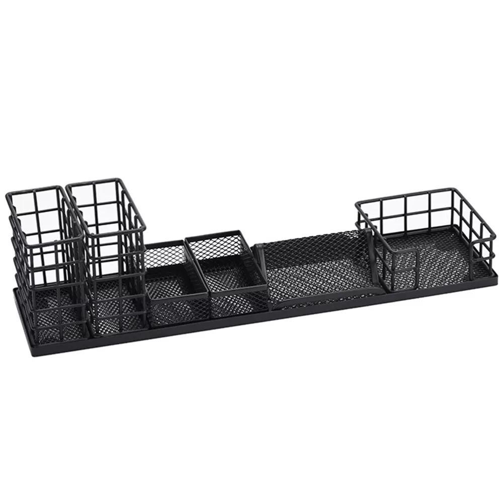 Mesh Pen Holders Kit Desk Pencil Containers Desk Organizers And Accessories