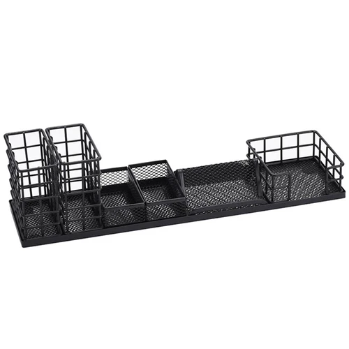 Mesh Pen Holders Kit Desk Pencil Containers Desk Organizers And Accessories