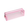 thumbnail image 1 of Mesh Pencil Case, Pink Transparent Pencil Bag, Transparent Mesh Pencil Case with Zipper, Large Capacity Stationery Organizer for Pens, Cosmetics & Small Accessories, 1 of 4