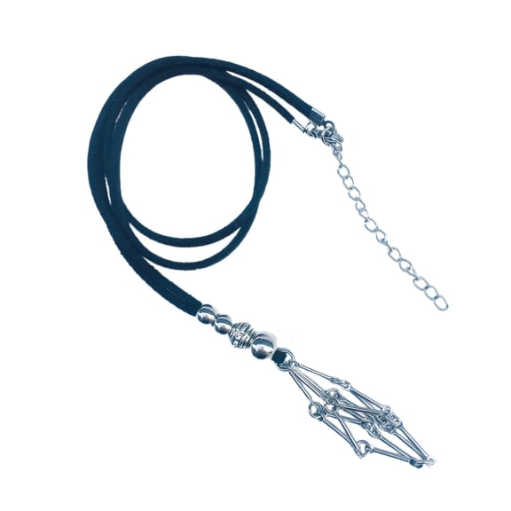 Vintage Crystal Cage Necklace Adjustable Chain Mesh Pendant Necklaces Empty Stone Holder Necklace Jewelry Accessories