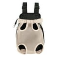 thumbnail image 1 of Mesh Pet Backpack Carrier - Outdoor Portable Breathable Shoulder Bag with Transparent Window for Small Dogs & Cats, Ergonomic Design, 1 of 2