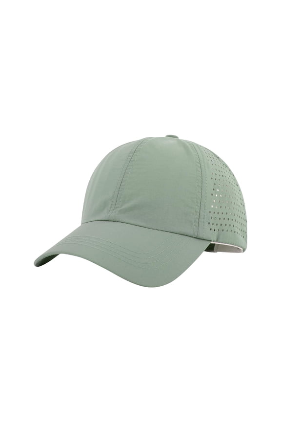 Mesh Ponytail Baseball Cap,Quick Dry Sports Hat,Breathable Lightweight Sun Cap,Breathable Mesh Ponytail Baseball Cap Quick Drying Lightweight Hollow Out Comfortable Fit Sunshade Peaked Hat,Green