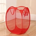 thumbnail image 1 of Mesh Pop Up Laundry Hamper with Durable Handles - Portable Collapsible Clothes Baskets for Dorm, Bathroom & Travel, 1 of 9