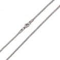 thumbnail image 1 of Mesh Popcorn Chain Silver Stainless Steel Snake Skin Style Necklace 4mm, 1 of 3