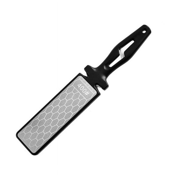 Mesh Pottery Double-Sided Emery Whetstone Knife Sharpener Ultra-Fine Household Sharpener/KitchenSharpening Tool,1*Multi-function Double-sided Knife Sharpener,As Shown