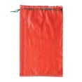 thumbnail image 1 of Mesh Produce Bags 18.5X10.24In, Reusable Breathable Onion Storage Bags for Vegetables Potatoes, Hanging Net Bags with Drawstring for Crawfish Seafood, 1 Woven Bag, 1 of 6