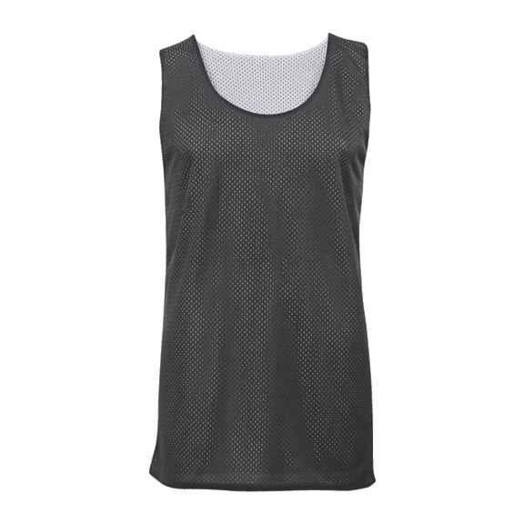 Mesh Reversible Tank - Graphite/White L