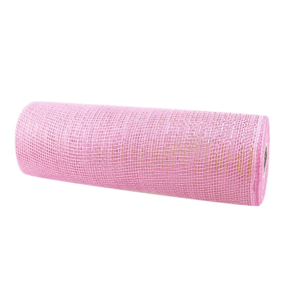 Mesh Ribbon for Wreath Crafts, 15X8 cm Metallic Foil Deco Mesh Rolls, Thread Grid Net Fabric, Decorative Making Mesh Fabric for Patriotic Christmas Tree Wreath Garland Swag Party Decor