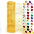 thumbnail image 1 of Mesh Ribbon for Wreaths 10 Inch x 30 Foot Wreath Mesh Rolls with Shiny Metallic Foil for Easter Christmas Party Wedding Home Decor DIY Craft Projects and Gift Wrapping, 1 of 7