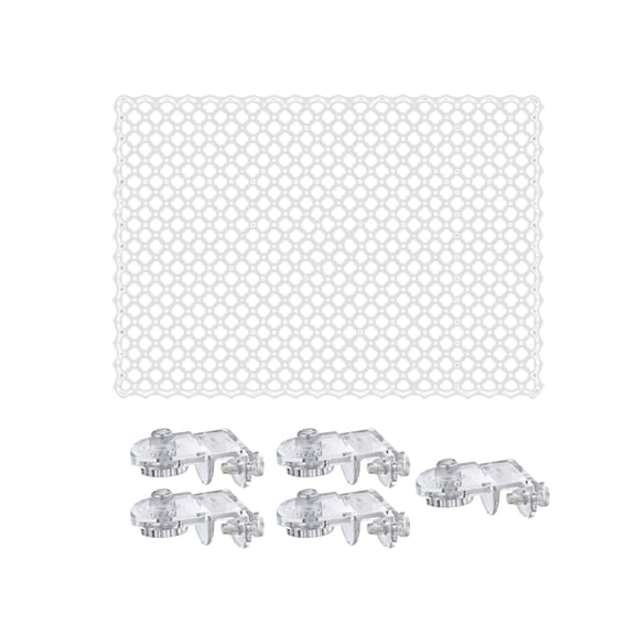 Mesh Screen Net Aquarium Screen Net with Fixed Holder Anti-Escape Nets Durable Jump Guard Net Mesh DIY Easy to Install Sturdy Aquarium Screen
