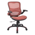 thumbnail image 1 of Mesh Seat and Back Manager's Chair in Red Mesh Fabric, 1 of 12