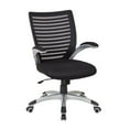 thumbnail image 1 of Mesh Seat and Screen Back Managers Chair in Black, 1 of 5