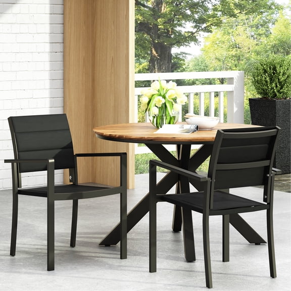 Mesh Seating, Weather-Tested | For Outdoor Meals, Lightweight Material | Comfortable Seating
