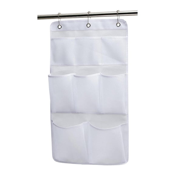 Mesh Shower Caddy, 8 Pockets Hanging Shower Organizer with Quick Drying Mesh as