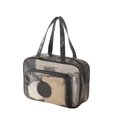 thumbnail image 1 of Mesh Shower Caddy Bag, 14 Inch Large Shower Caddy Portable Travel Shower Caddy Waterproof Toiletry Bag Organizer for Dorm Gym Bathroom Use Black, 1 Pack, 1 of 5