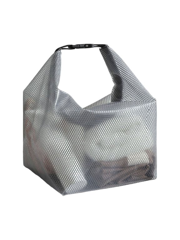 Mesh Shower Caddy Bag Portable Quick Dry For Bathroom And Beach Use, Travel Toiletry Bag With Adjustable Buckle Handle Strap, Hanging Organizer For Gym Swimming And Camping Trips