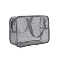 thumbnail image 1 of Mesh Shower Caddy Bag for Bathroom Gym Camping, Portable Travel Mesh Toiletry Bag for Women Men Gray, 1 of 6