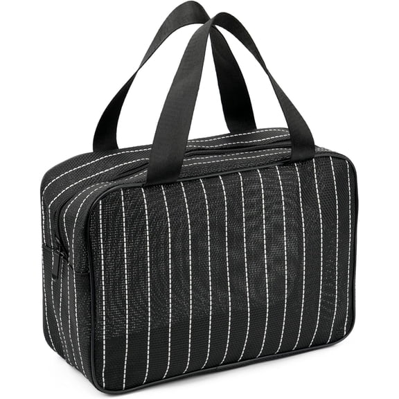 Mesh Shower Caddy Bag for Bathroom Gym Camping Portable Travel Mesh Toiletry Bag for Women Men