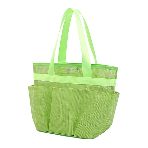 Mesh Shower Caddy Portable For College Dorm With Many Upgraded Pockets Large Shower Tote Bag With 2 Handles For Toiletry Bathroom Camp G Collapsible Storage Container 14x14 Storage Clothes Storage