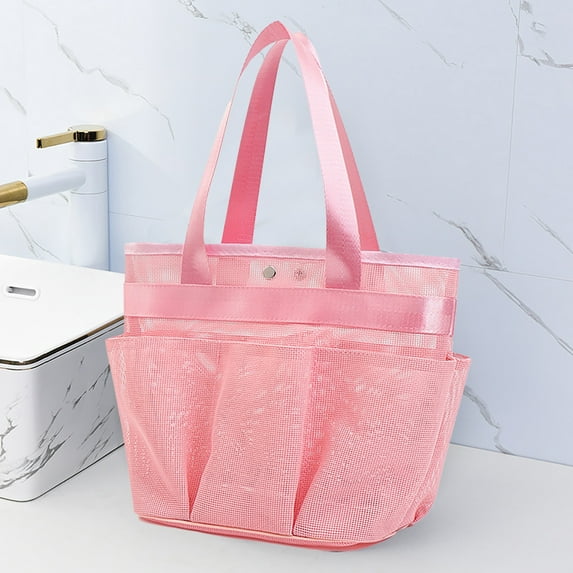 Mesh Shower Caddy Portable For College Dorm With Many Upgraded Pockets Large Shower Tote Bag With 2 Handles For Toiletry Bathroom Camp G Home Decor
