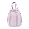 thumbnail image 1 of Mesh Shower Caddy Portable Hanging Drawstring Toiletry Bag with Outer Pocket,Foldable Bathroom Cosmetic Storage for Dorm Camping Travel, 1 of 6
