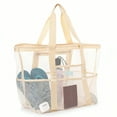 thumbnail image 1 of Mesh Shower Caddy Portable for College Dorm Room Essentials, Shower Caddy Tote with 8 Pockets Large Capacity, Shower Bag for Beach, Swimming, Gym, 1 of 5