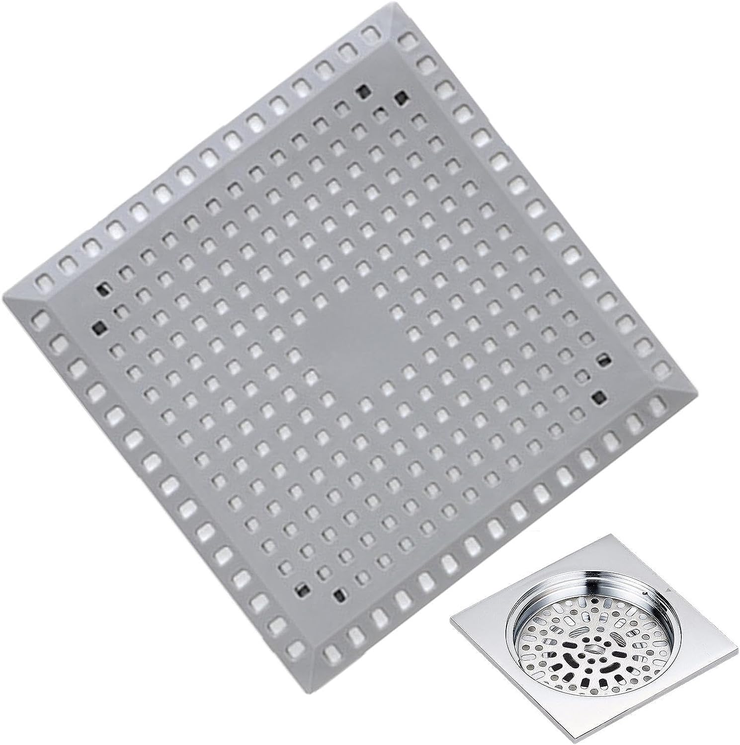 Mesh Shower Drain Cover,Bathtub Hair Catcher for Drain Hair Stopper