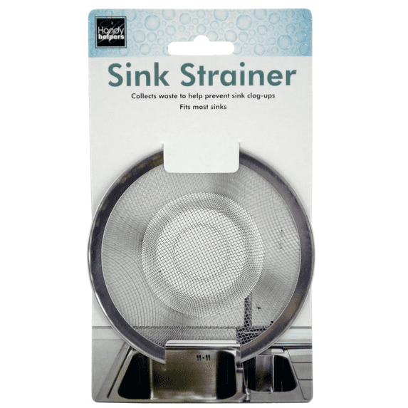 Mesh Sink Strainer for Clog Free Drains, Durable, Easy to Clean, Prevents Blockages in Kitchen and Bathroom Sinks, Fits Most Standard Drains, Ensures Efficient Water Flow and Clear Drains, Silver