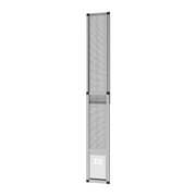 Mesh Sliding Pet Door Kit Silver Medium