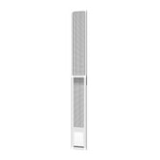 Hakuna Pets Patio Pet Door Screen Insert Panel for Sliding Doors, Fits Door Track Min Ht 55.12 to Max Ht 84.25,UV Resistant Mesh, Locking Magnetic Dog Door, Easy Install and Removal, Small, White