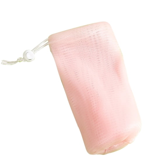 Mesh Soap Bags Colored Exfoliating Soap Saver Pouch, Lather Up Sponge for Shower Bath, Travel Soap Holder with Hanging Loop for Bar Soap Facial Cleanser