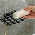 thumbnail image 1 of Mesh Soap Box, Wall-mounted, Imitation Rattan Plastic, Bathroom Kitchen Use, Draining Design, Ventilation, Prevent Mildew, Space Saving, Multifunctional Soap Holder, 1 of 6