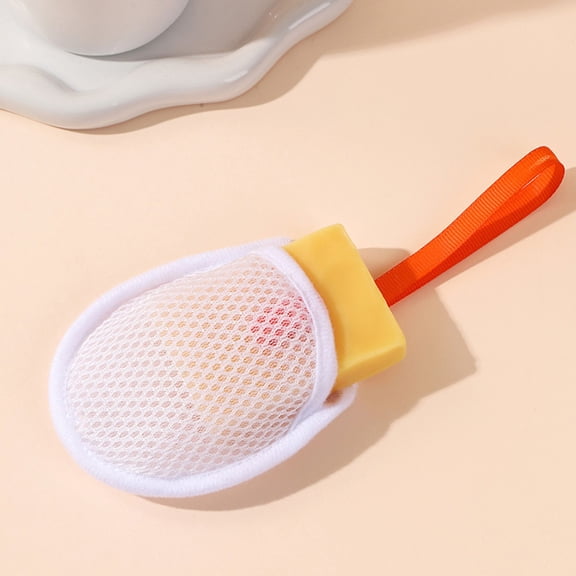 Mesh Soap Saver Bag, Dual Sided Exfoliating Foaming Net Pouch with Drawstring for Bar Soap Facial Cleanser, Quick Drying Soap Holder with Hanging Rope for Shower Bath Travel, 2 Pack