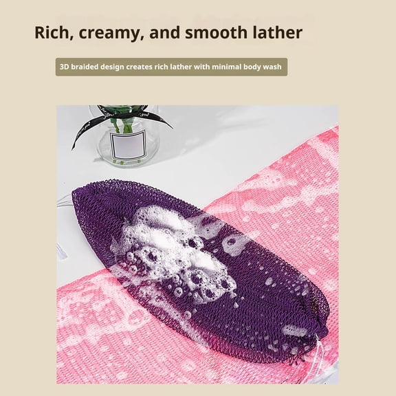 Mesh Sponge Exfoliating Towel Gentle Exfoliating Exfoliating Face Towel Suitable For All Types Of Facial And Body Towels