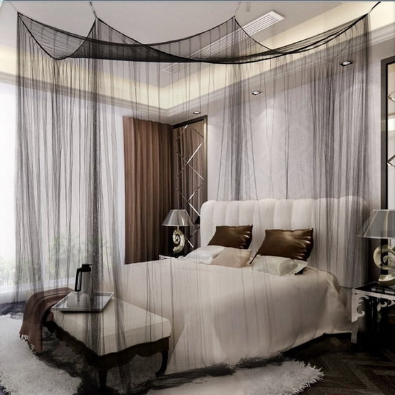 Mesh Square Mosquito Net 4 Openings Netting Mosquito Net for Beds, 190X210X240CM Mesh Mosquito Netting for Bed (Square)