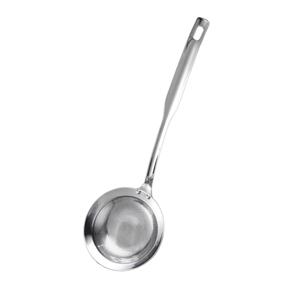 Mesh Stainless Colander 2026 Upgrade Stainless Mesh Strainer with Handle Sieve Mesh for Kitchen Cooking Oil Strainer Kitchen Gadgets ( 1Pcs), 304 Stainless Steel Skimmer *1