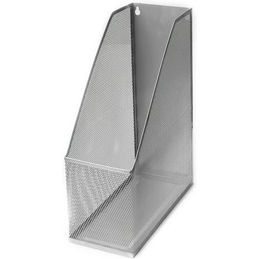 Mesh Steel Deluxe Magazine Rack, Extra Wide, Magazine File Holder