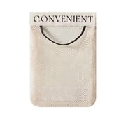 Mesh Storage Bag, Wall-Mounted with Magic Sticker, Large-Capacity Organizer for Underwear, Socks, Multi-Functional Net Pocket for Bathroom, Bedroom, Closet